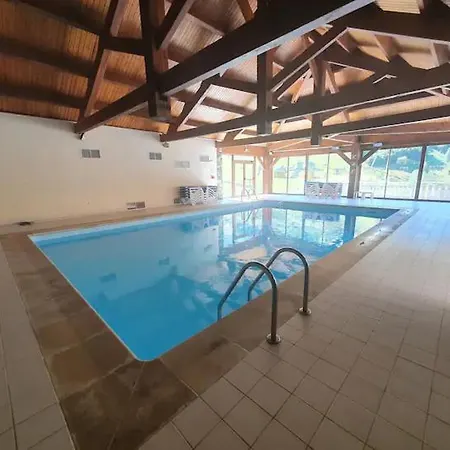 Pleine Nature Pied Pistes Piscine Chauffee Ustou Exterior photo