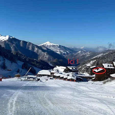 Pleine Nature Pied Pistes Piscine Chauffee Ustou Exterior photo